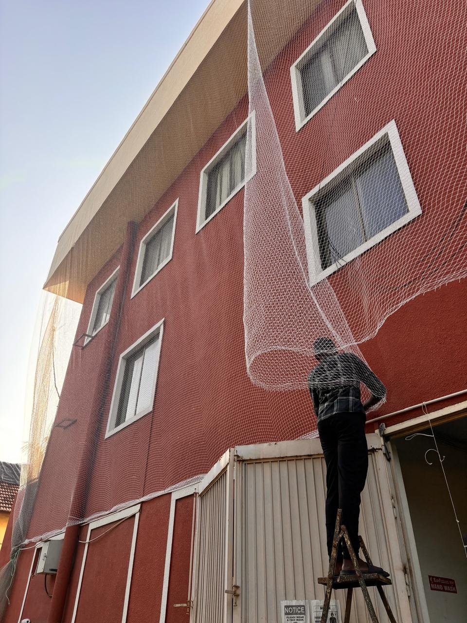 Best Duct Area Safety Nets in Devanahalli by Vikram Safety Nets